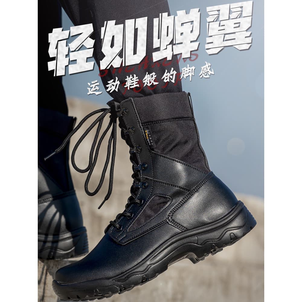 Botas táticas Ultra-leves botas de segurança respiráveis masculinas Martin botas novo estilo antiderrapante botas de com