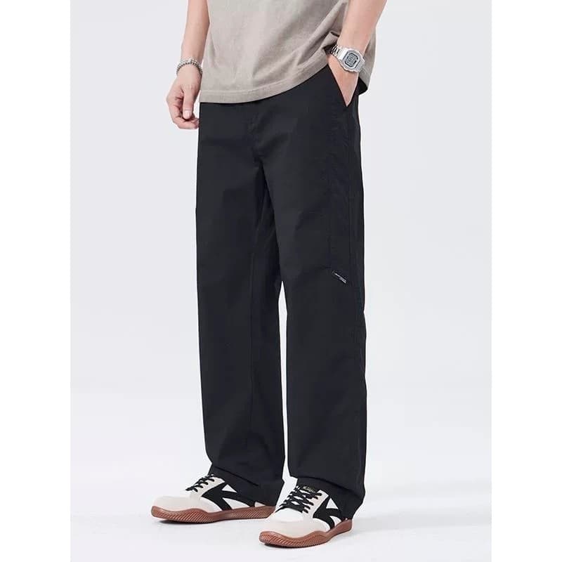 Japonês Retro simples cor sólida em linha reta Casual macacão masculino primavera verão novo estilo Street Wear solto Al