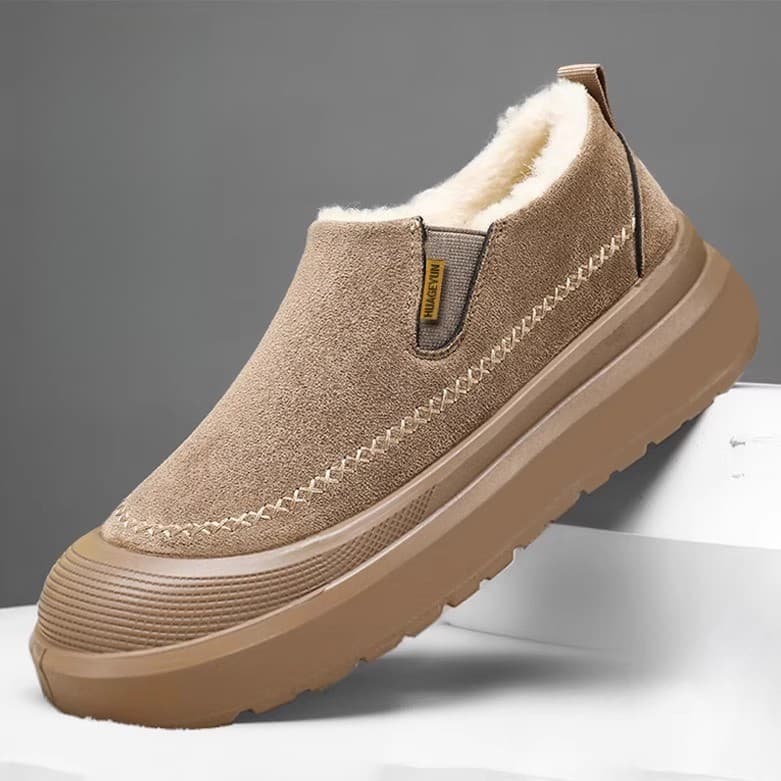 Inverno novo estilo de lã botas de algodão masculinas de sola grossa aumentando antiderrapante botas de neve quentes cas