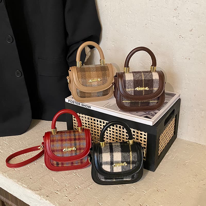 bolsa feminina bolsa transversal feminino Influenciador vermelho sela saco outono inverno Mini saco do mensageiro menina