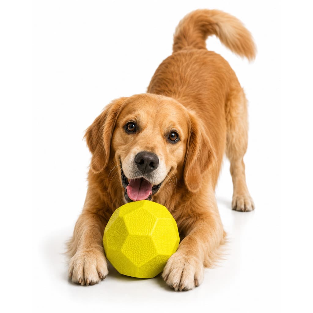 Bola Brinquedo Pet Cachorro Rocky Ball 70mm Neon