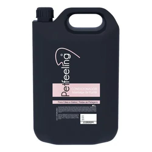 Condicionador Pet Feeling Manteiga de Karitê 5L Alisamento Cães e Gatos
