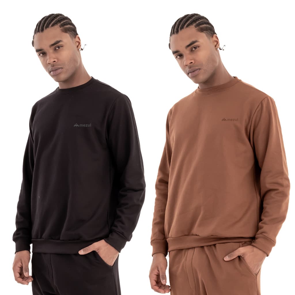 Kit 2 Blusão Moletom Unissex Peluciado Inverno Masculino Feminino ST120-CP3