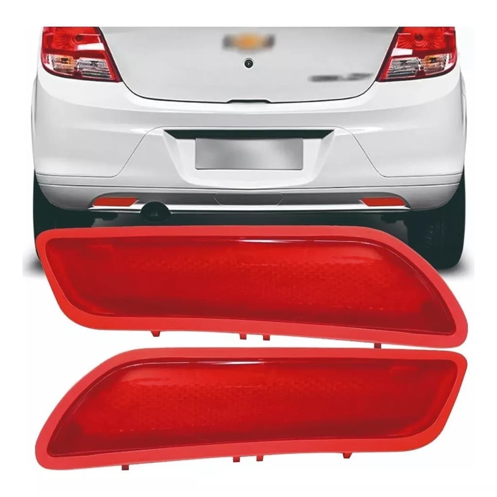 Par Refletor Olho De Gato Gm Onix Lt Ls Joy 2013 2014 2015 2016 2017 2018 2019