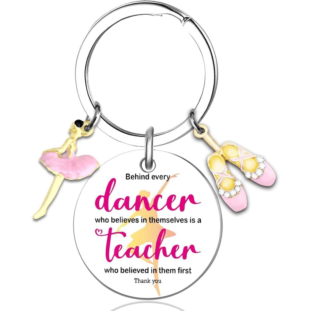 Chaveiro para Professores de Dança, Presente de Apreciação para Mulheres, Chaveiro para Dançarinas que acreditam em si m