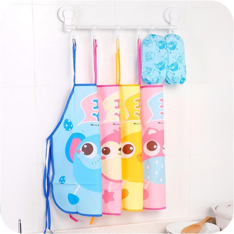 Crianças crianças comendo avental à prova dwaterproof água Anti-vestir bebê pintura macacão bebê crianças sem mangas peq