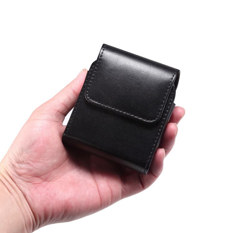 Bolsa de cintura para celular Niu Capa de couro genuíno de duas camadas adequada para Samsung Flip Tela dobrável Flip Pe