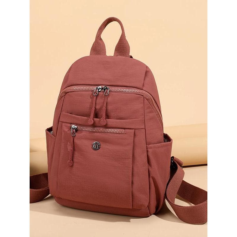 Chibao mochila feminina 2025 novo estilo elegante All-Match mochila grande capacidade leve Oxford pano Commuter mochila