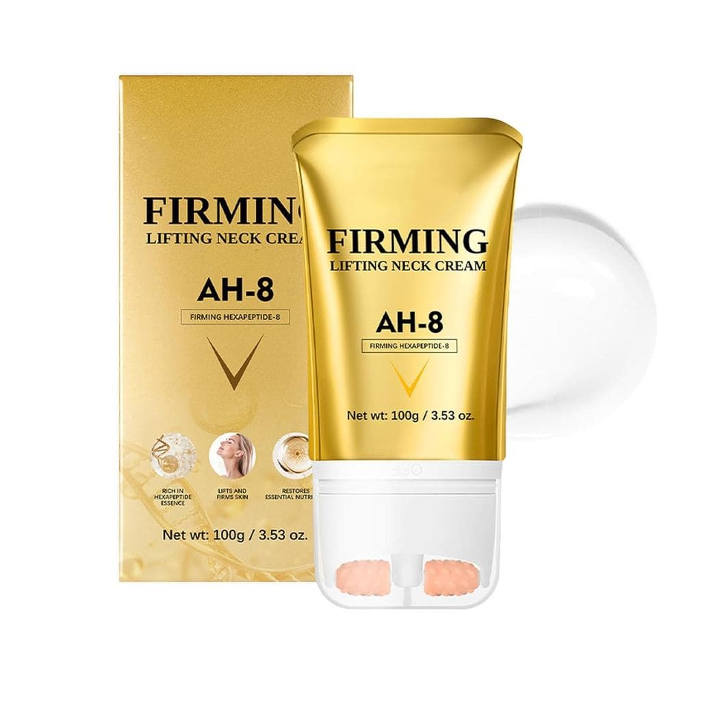 Creme Firmador para Pescoço Grospe AH-8 para Pele Flácida com Hexapeptídeo, Hidratante, Promove a Produção de Colágeno,