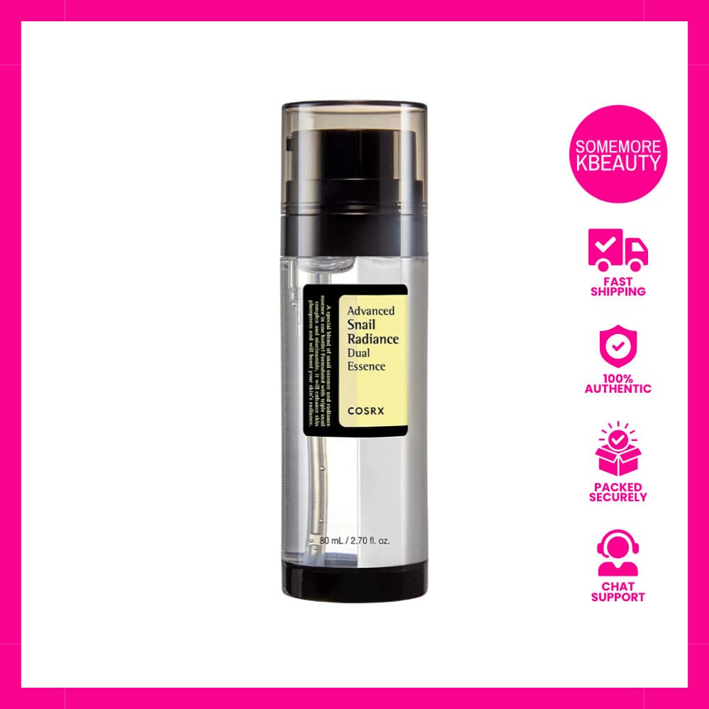 Essência Dupla Avançada de Caracol para Luminosidade COSRX 80ml