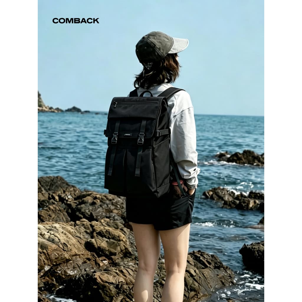 COMBACK Commuter Ciclismo Mochila Funcional Mochila de Viagem Grande Capacidade Computador Escola Bolsa Viagem Escalada