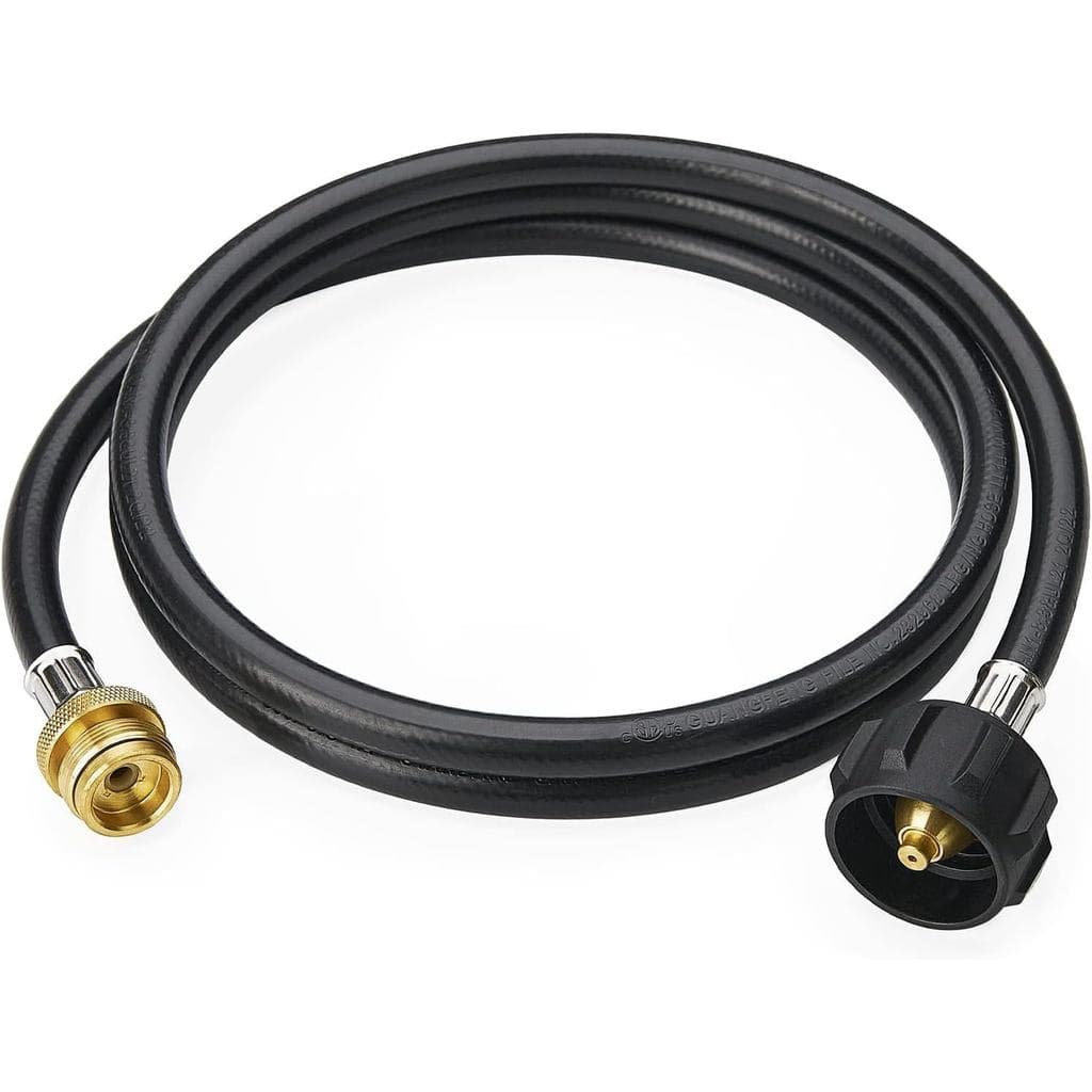 Mangueira de Propano BESTFIRE, Adaptador de Mangueira de Gás de 5FT, Mangueira para Tanque de Propano com QCC1/Type1 par