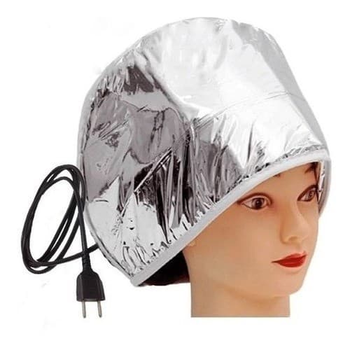 Touca Térmica Elétrica Metalizada P/ Tratamento Capilar 110v e 220v - Minuche