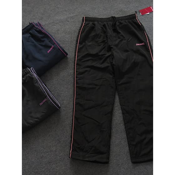 Comércio exterior inverno forro de lã calças esportivas femininas soltas em linha reta outono inverno Casual calças de a