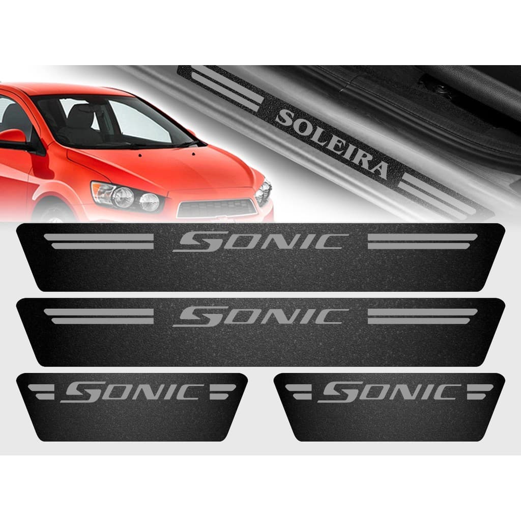 Soleira De Porta Gm Sonic Modelo Universal Carro personalizado
