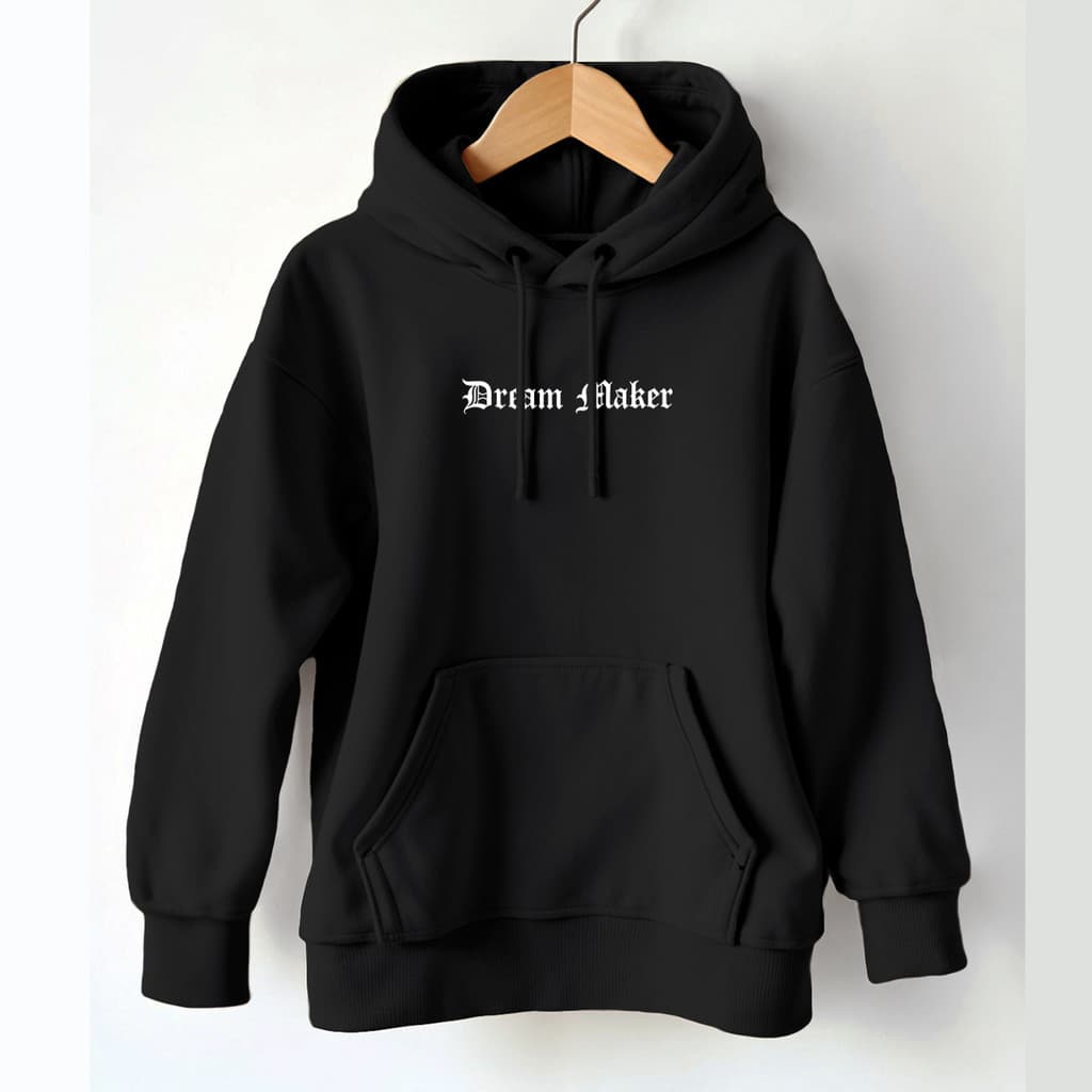 Moletom Blusa de Frio Masculino Feminino Unissex Canguru Estampado Dream Maker Streetwear