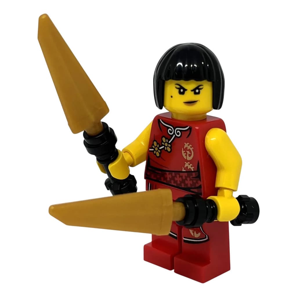Lego Ninjago Legacy Nya Golden Weapons - Minifigura Armas Douradas Original