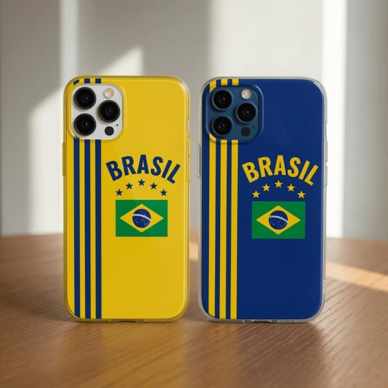 Seleção Brasileira Capa Capinha Para Redmi Note 8 9s 10s 11s 12s 13 14 Pro Max 4G 5G Anti-Risque