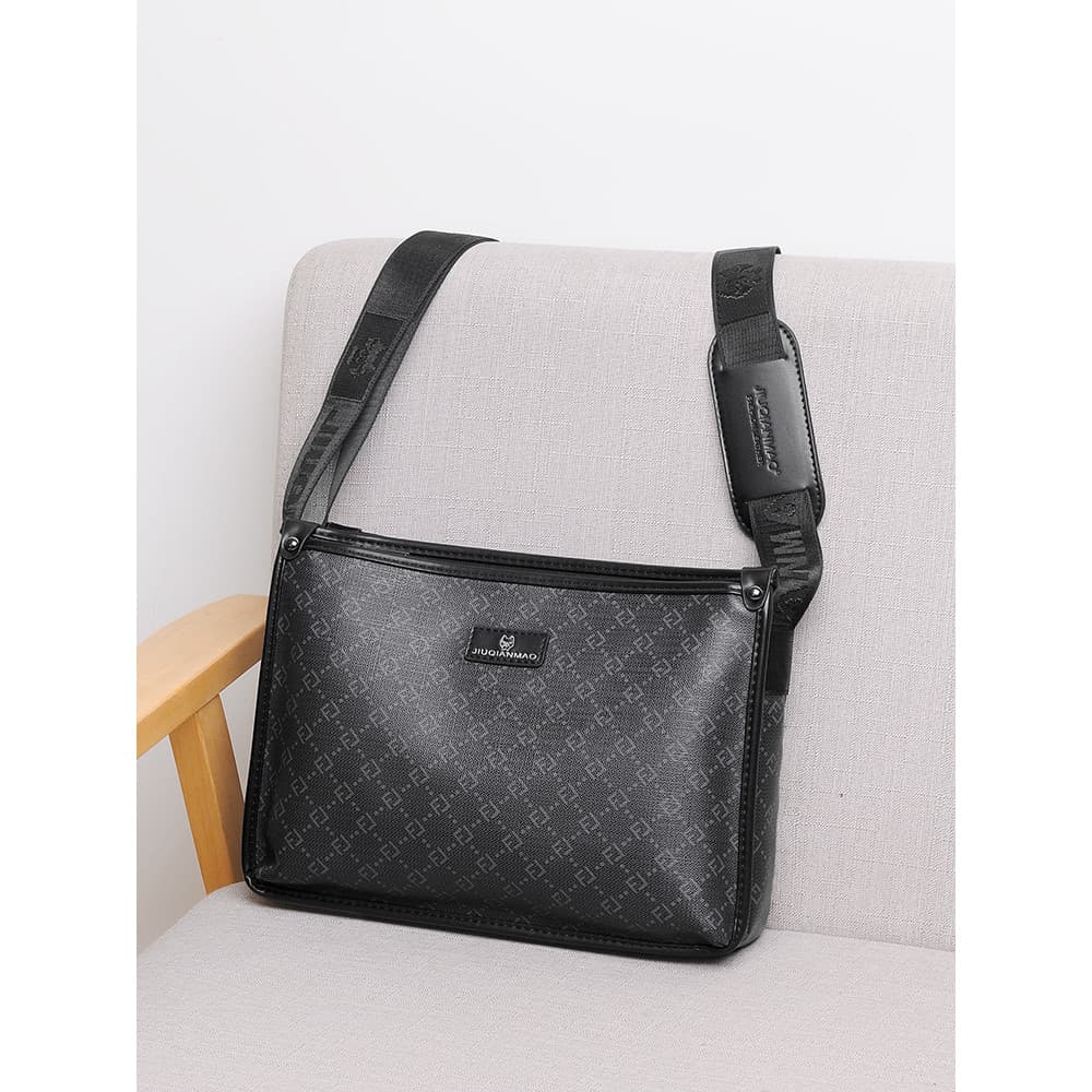 Nova Bolsa Masculina 2025, Bolsa Transversal Horizontal, Bolsa Casual de Ombro Único, Bolsa Esportiva Xadrez, Mochila Ma