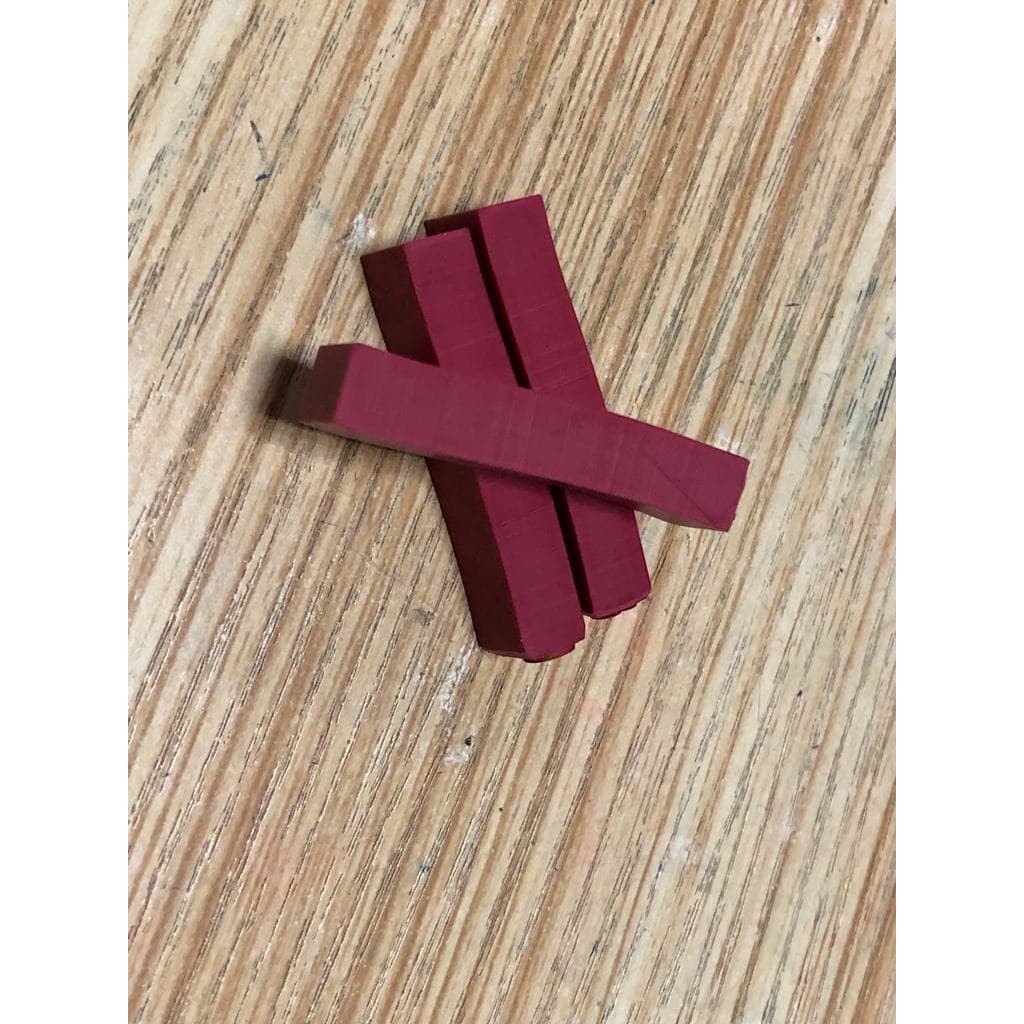 Padrão de carimbo de couro cinza com alça de borracha quadrado 18 * 18 mm 20 * 20 mm