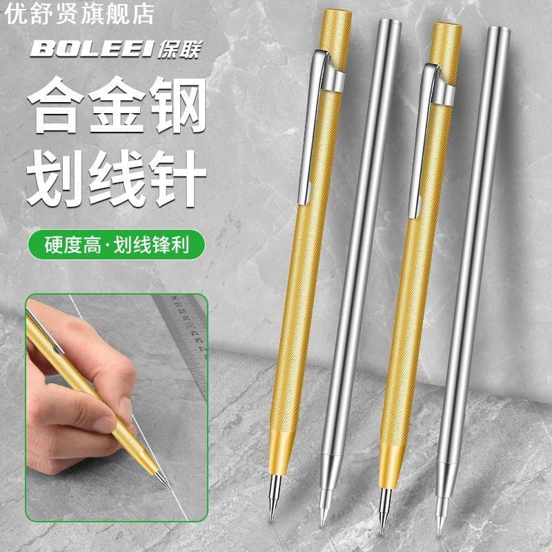 Agulha de marcação de telha cerâmica Liga de aço Caneta de marcação de Metal Agulha de aço Fitter Agulha pontiaguda Linh