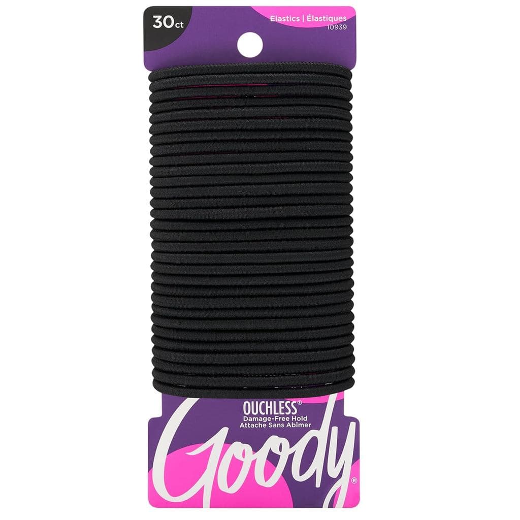 Elásticos de Cabelo Goody Ouchless - Sem Puxões, Sem Quebras, Fixação Sem Nós para Cabelos Grossos, Cacheados, Ondulados