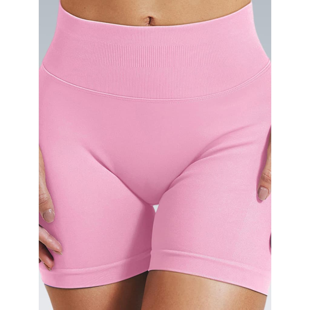 Cintura média sem linha embaraçosa calças de Fitness de secagem rápida absorção de umidade absorvente de suor corpo magr