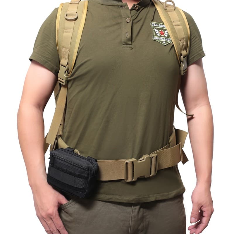 Saco ao ar livre bolsa pequena caso chave de armazenamento documento EDCmolle masculino 1.000d cartão de banco carteira