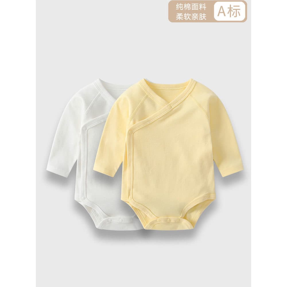 Roupas de bebê primavera outono recém-nascido monge roupas puro algodão desossado Bottoming roupa interior topos de mang