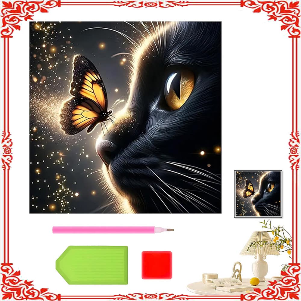 Conjunto de pintura diamante quadrado 30x30cmdiy pintura diamante