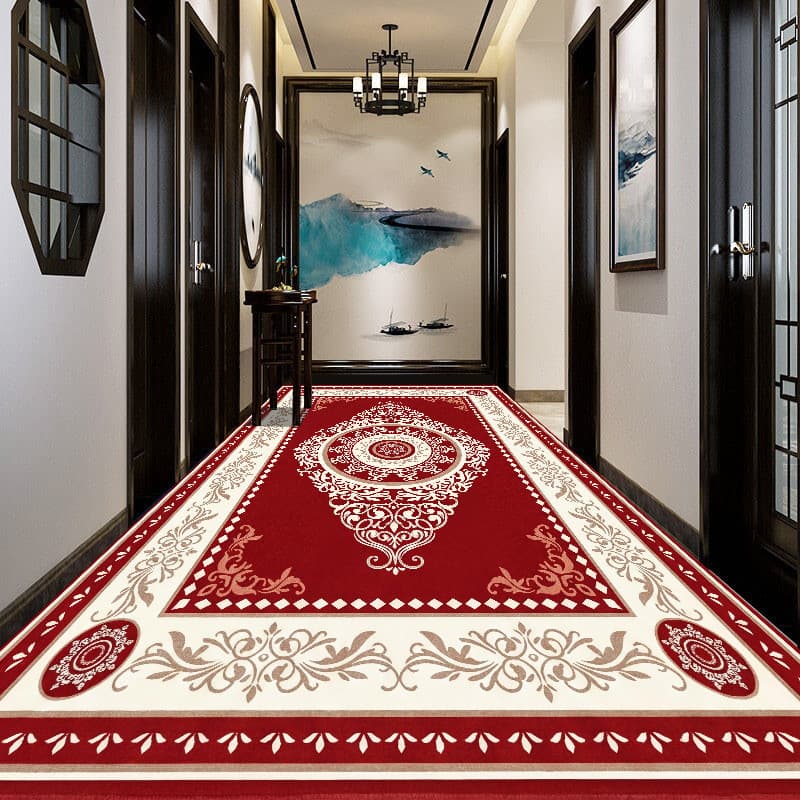 Estilo europeu longo tapete sala de estar corredor varanda corredor estilo persa casa cabeceira retangular Foyer tapete