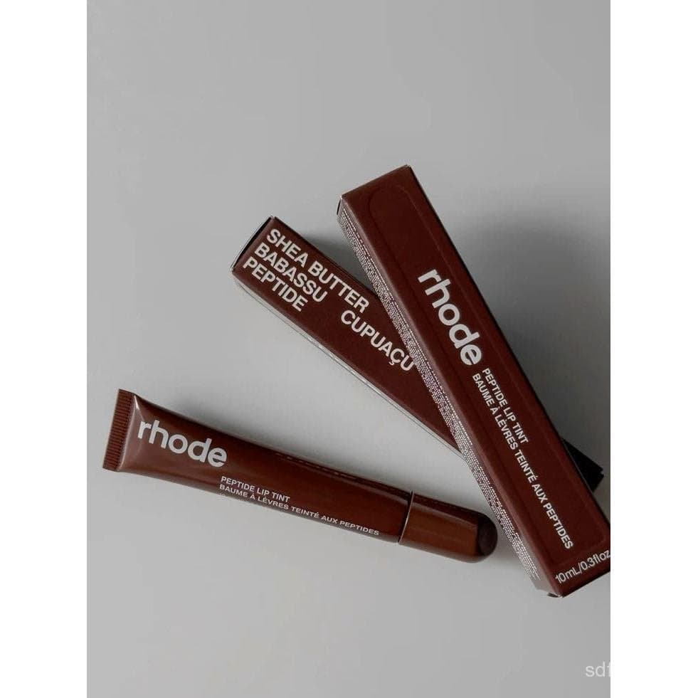 Rhode Peptide Lip Tint Espresso Rich Brown 10ml / 0,3 fl oz, Tintura Labial, Cor Transparente e Modulável, Acabamento Br