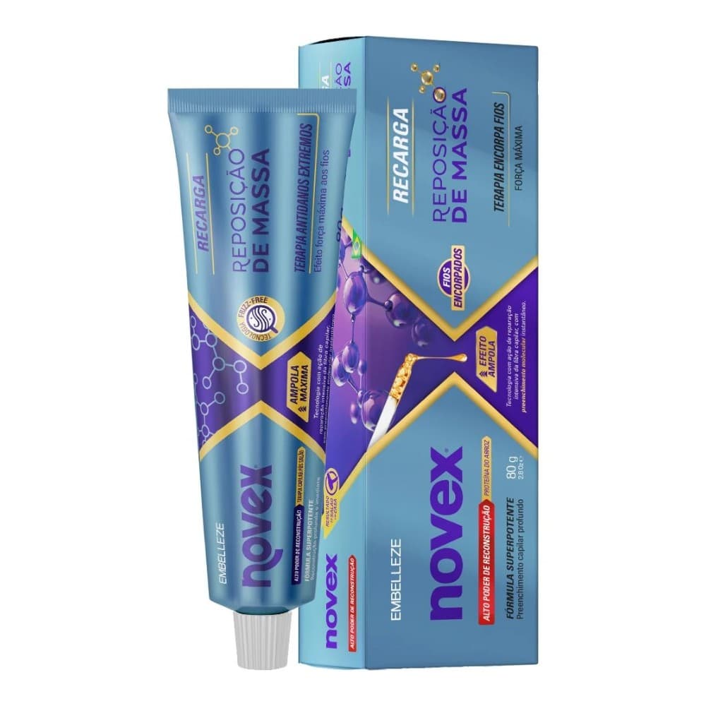 Recarga Reposição De Massa Novex 80g