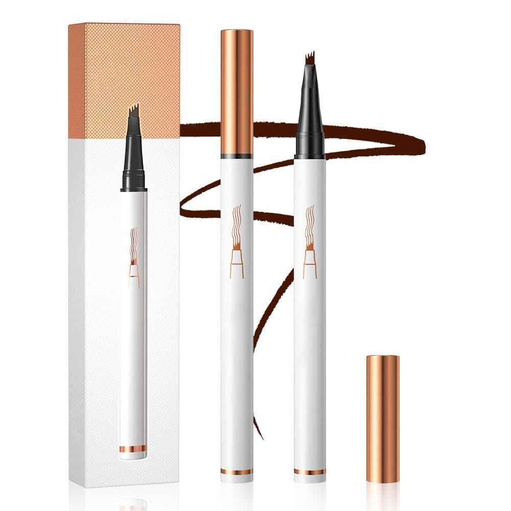 Lápis de Sobrancelha para Sobrancelhas, 2026, Lápis de Sobrancelha Multifuncional de Dupla Ponta para Microblading 3D, L