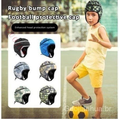 GUOJH Capacete Profissional De Goleiro Infantil De Futebol