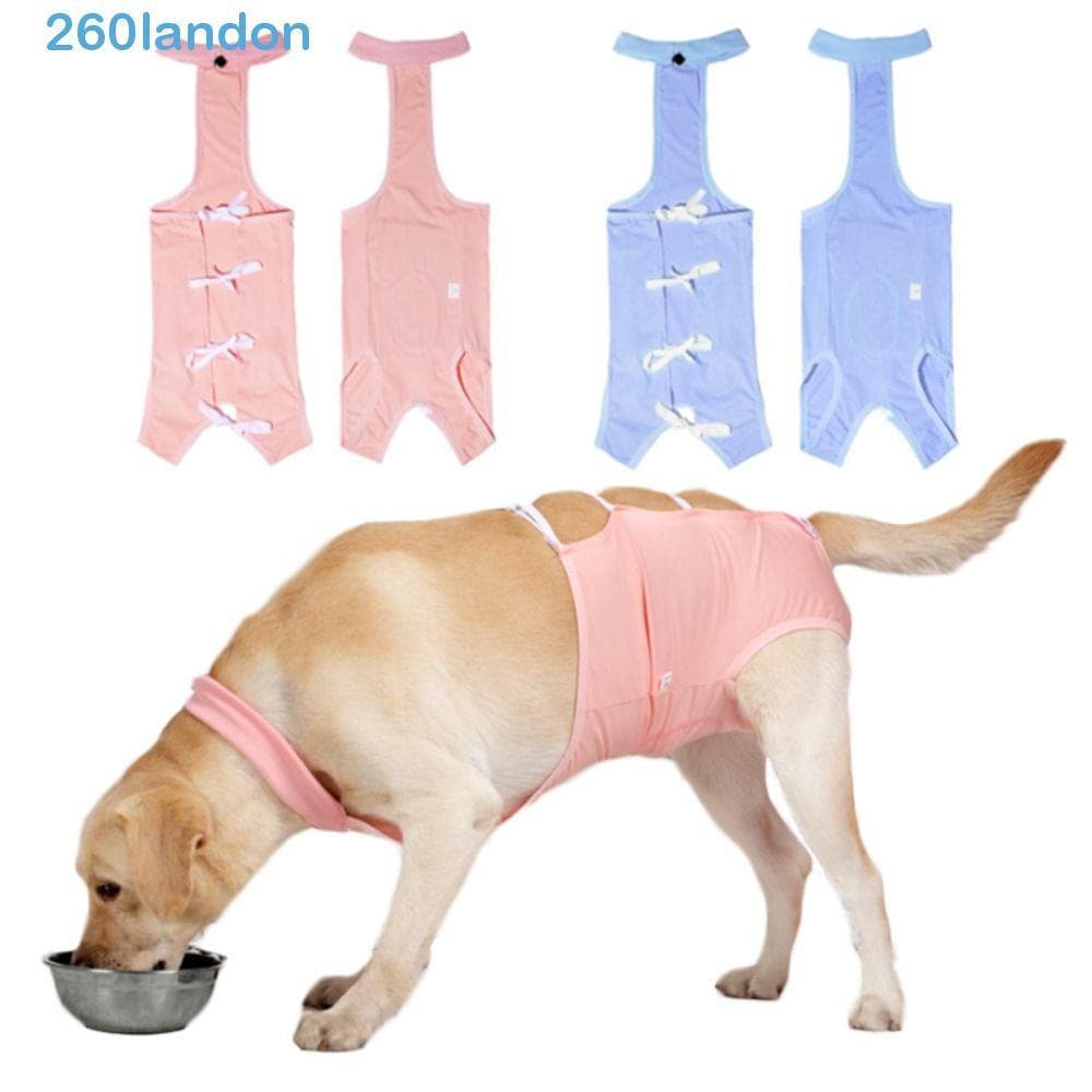 Roupas Pós-Operatórias Para Cães LANDON , Ajustáveis Com Alças , Anti-Lamber Animais De Estimação , Proteção