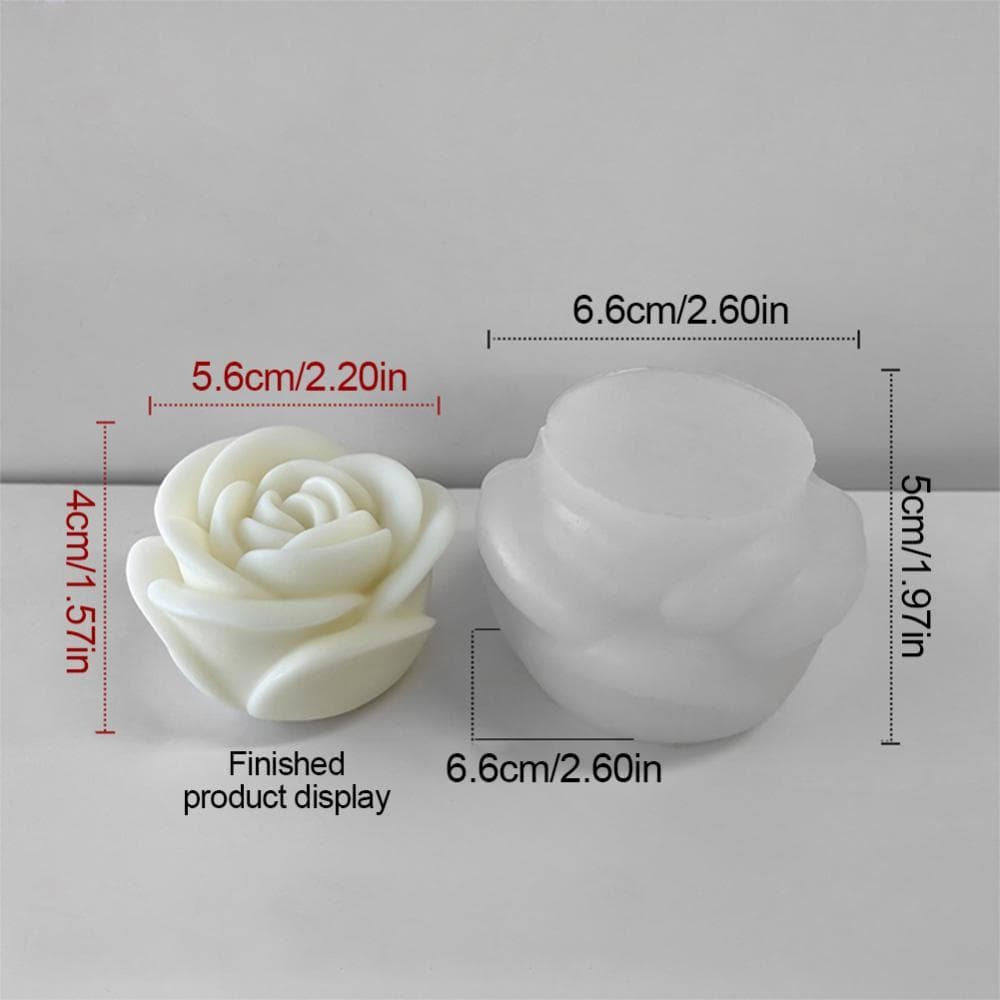 High Qualtiy 3D Flower Silicone Candle Mold