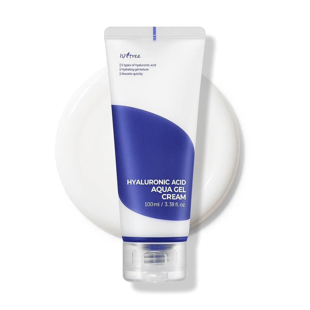 IsNtree Creme em Gel de Ácido Hialurônico Aqua 100ml, 3.38 fl oz |   Cuidados com a pele coreanos |   Hidratante Leve |