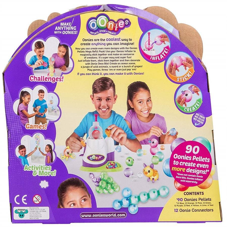 Oonies Squeeze Ball Creator Simply Mix Fill Lock Squeeze Decorate For Kids Set