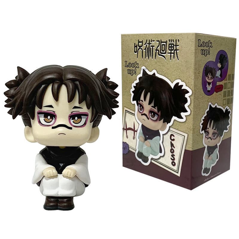 Figura decorativa colecionável de personagem de anime "Jujutsu Kaisen" Choso em pose sentada, 9,5 cm, PVC (versão Q) GKS