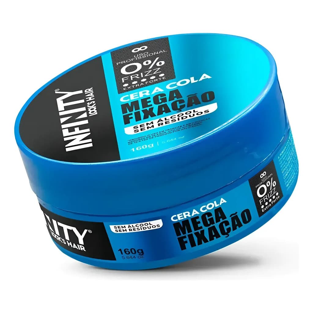 Cera Cola Mega Fixação Infinity Look's Hair-160gr