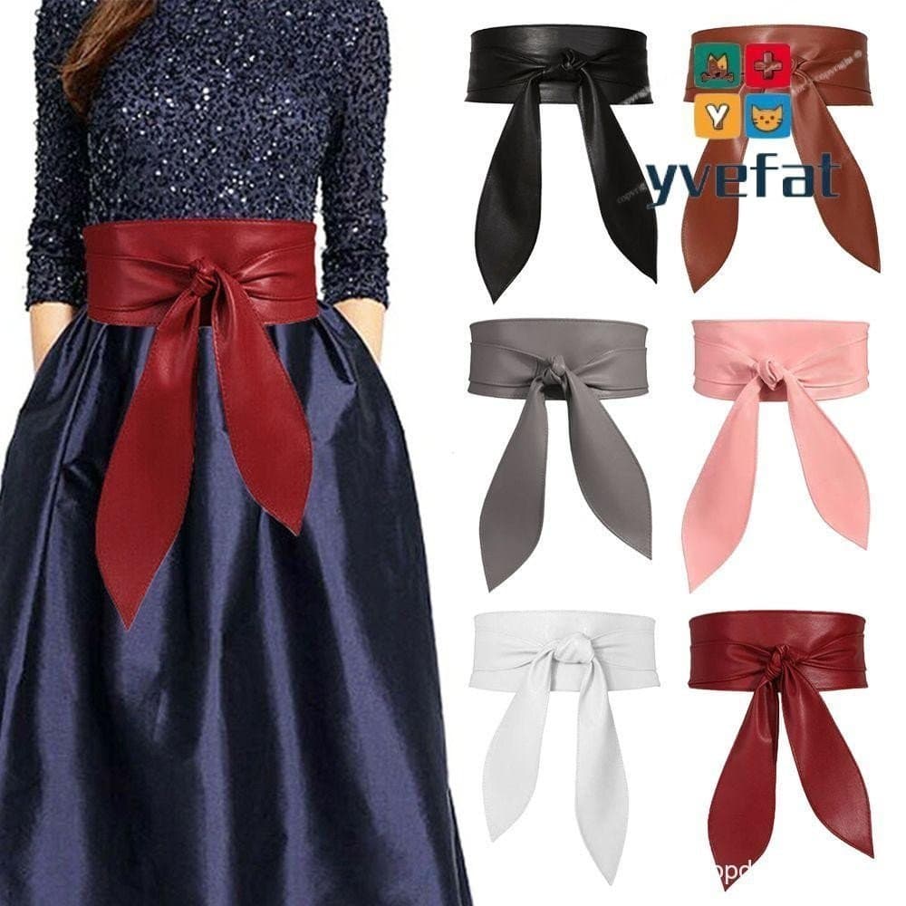 YVEFAT Cintos Laço Selvagem Fita Estiramento Roupas Decoração Cintura Decorativa