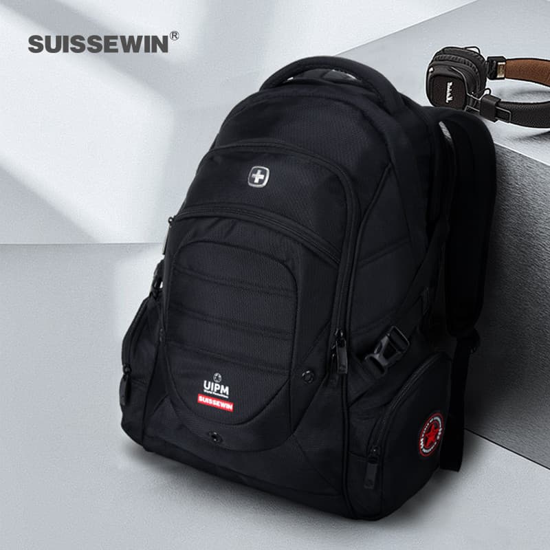 Xiangxing Bagagem SUISSEWIN Mochila de grande capacidade Bolsa de viagem ao ar livre Bolsa forte e grossa para escola se