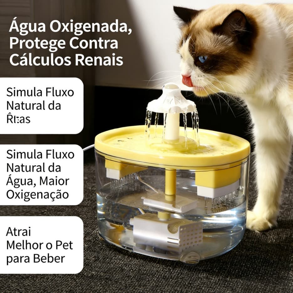 Bebedouro para animais de estimação, filtro de circulação automático, bebedouro para gatos, bebedouro elétrico, filtrage