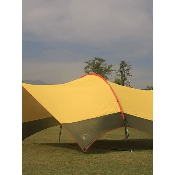 Genuíno ao ar livre vinil acampamento dossel tenda colorido protetor solar multifuncional propósito Oversized toldo doss