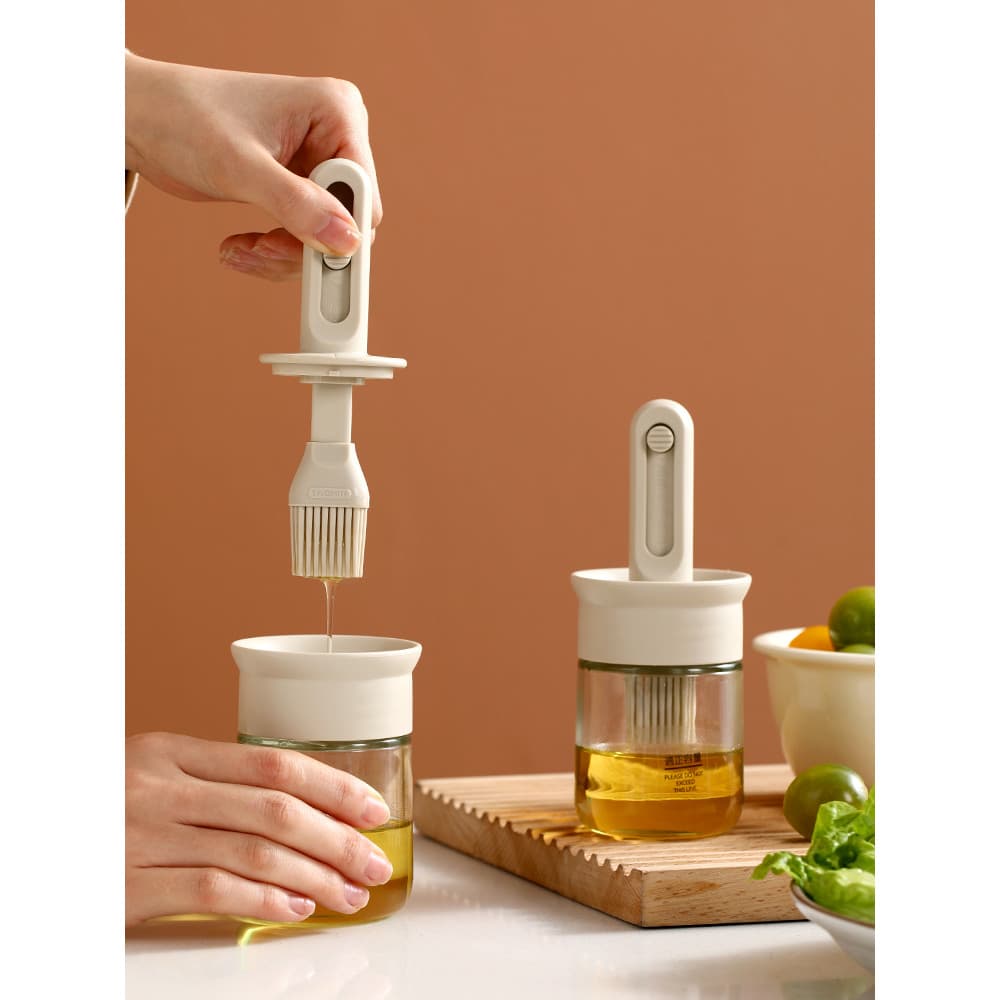 Japão FaSoLa escova de óleo de Silicone cozinha resistente a altas temperaturas escova de cozimento pote escova de contr