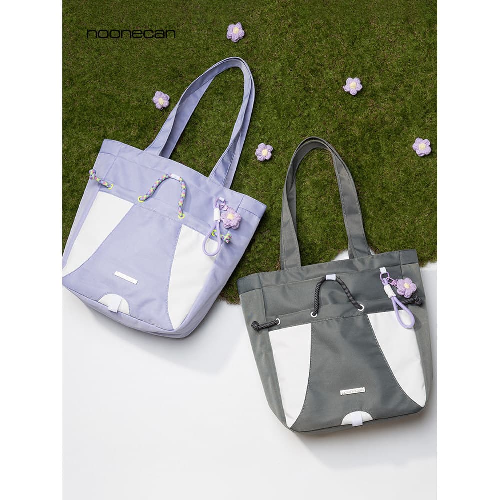 COMBACK novo estilo contraste cor All-Match Casual bolsa de ombro Commuter grande capacidade sacola feminina faculdade S