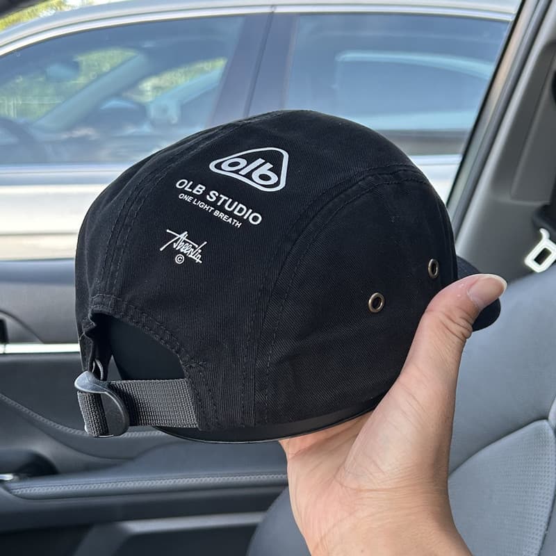 Versão coreana novo estilo carta impressa boné de pico das mulheres dos homens aba curta nicho estilo motocicleta primav