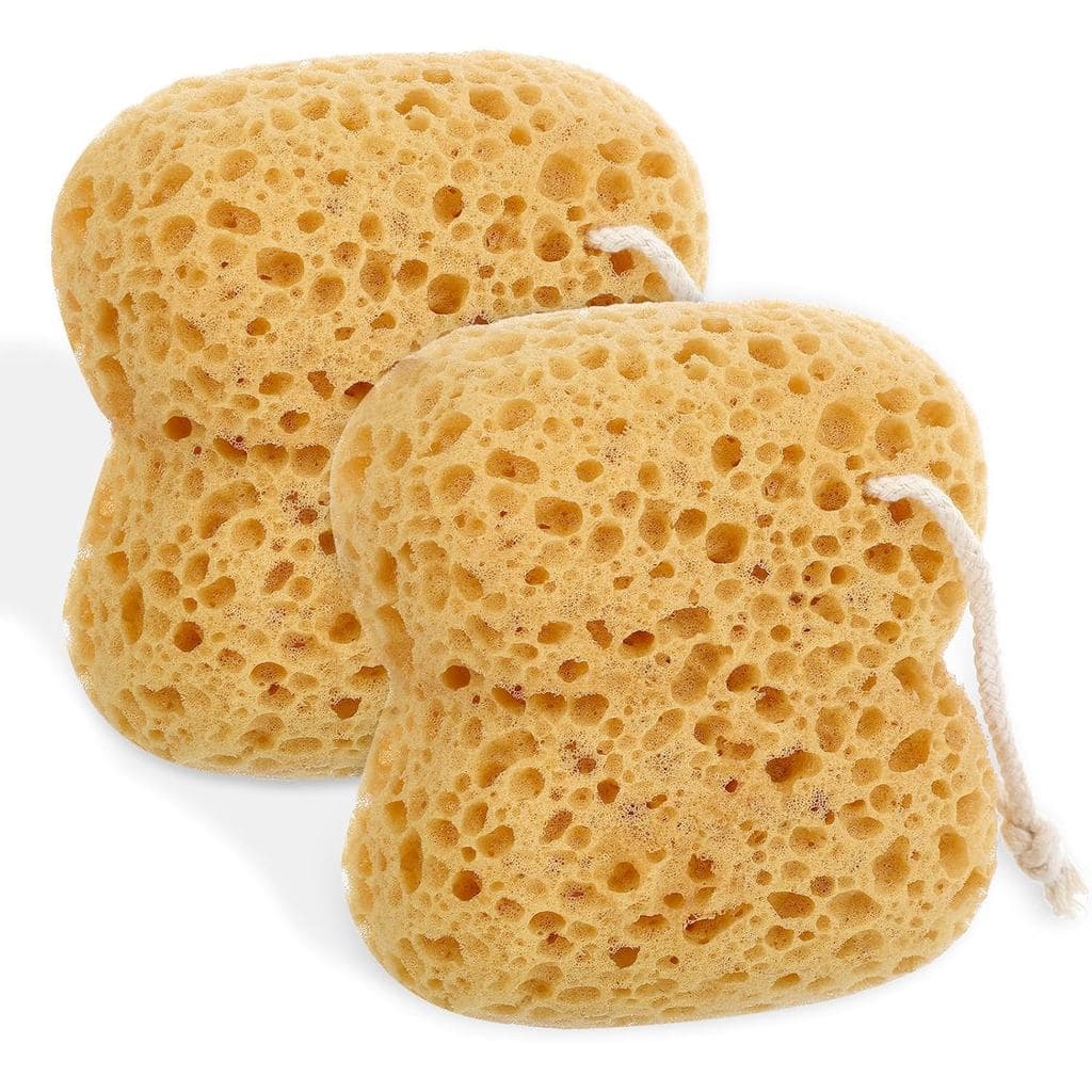 2 Esponjas de Banho para o Corpo, Esfoliante Corporal de Tamanho Grande, Esponja para Fazer Espuma para Acessórios de Ba
