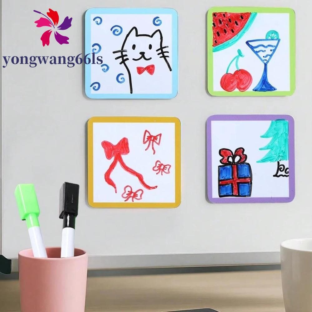 Placas De Memorando YONGWANG , Notas Coloridas Graváveis , Adesivos De Etiquetas Multifuncionais Reutilizáveis Para Casa